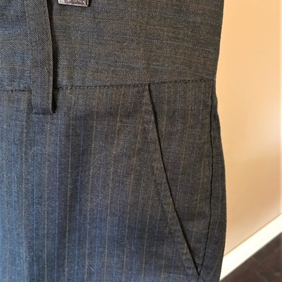 Merona Pinstriped Cuffed Womens Pants - Picture 5 of 8